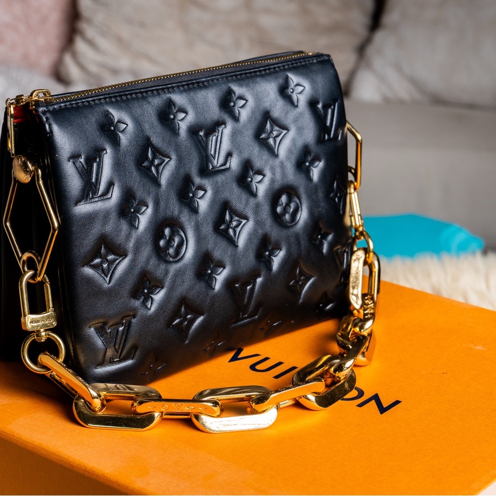 Louis Vuitton Black Coussin PM Handbag